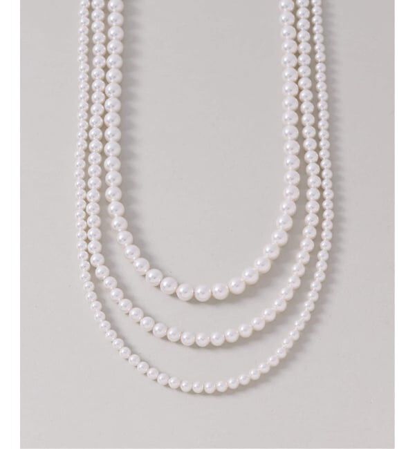 NOBLE「《追加》in mood/インムード MULTI PEARL necklace」|ネックレス|