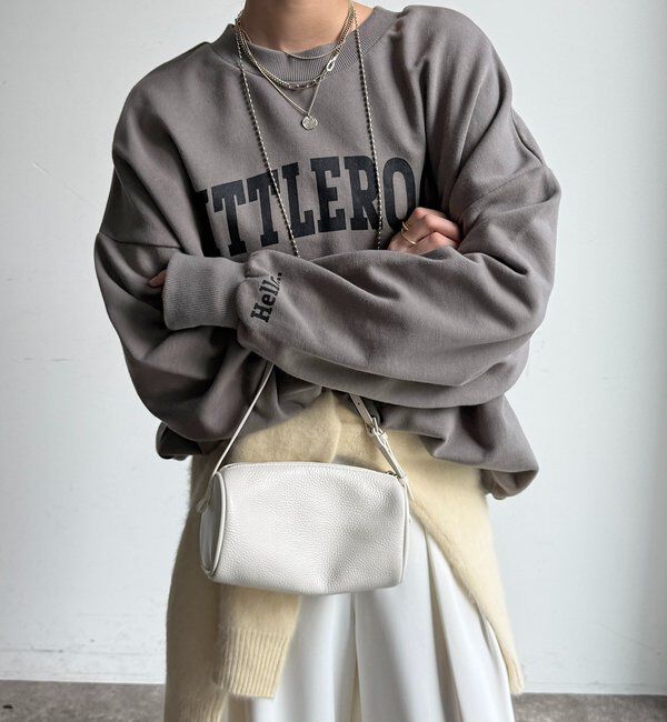  「LITTLEROCKロゴ2wayプルオーバー」|Tシャツ・カットソー|グレー