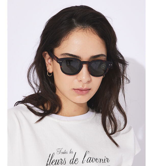 ABAHOUSE「【IZIPIZI/イジピジ】SUN POLARIZED/#C サングラス / ユ」|メガネ|ブラウン系その他1