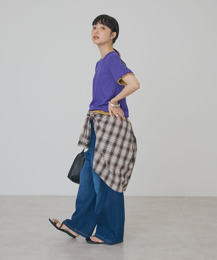 AMERICAN HOLIC「【2点セット】配色レイヤードメローTシャツ」|Tシャツ・カットソー|
