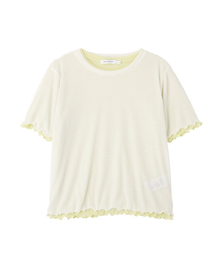 AMERICAN HOLIC「【2点セット】配色レイヤードメローTシャツ」|Tシャツ・カットソー|