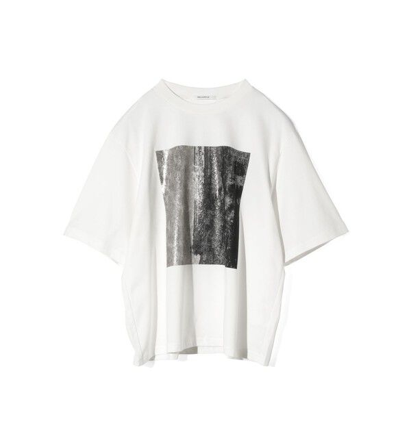 MIDIUMISOLID「MIDIUMISOLID for Ladies フォグフォイルTシャツ」|Tシャツ・カットソー|オフホワイト