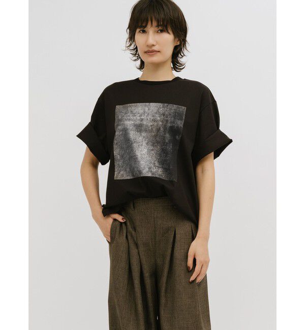 MIDIUMISOLID「MIDIUMISOLID for Ladies フォグフォイルTシャツ」|Tシャツ・カットソー|