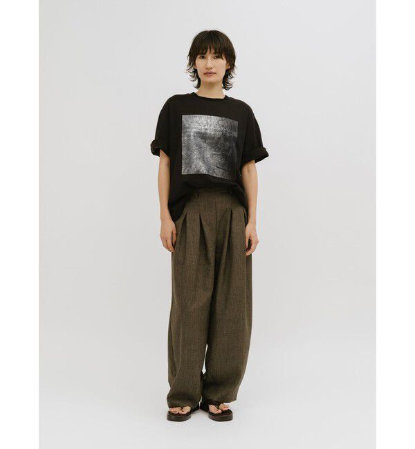 MIDIUMISOLID「MIDIUMISOLID for Ladies フォグフォイルTシャツ」|Tシャツ・カットソー|