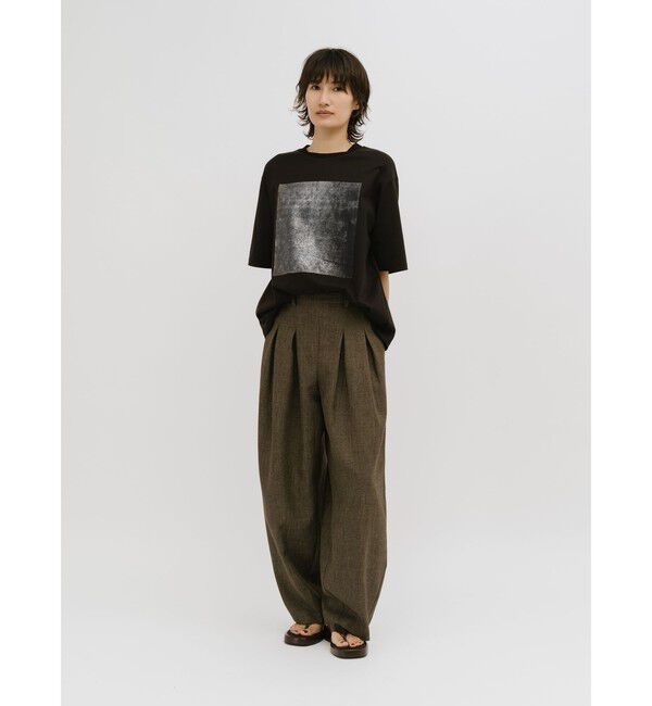 MIDIUMISOLID「MIDIUMISOLID for Ladies フォグフォイルTシャツ」|Tシャツ・カットソー|
