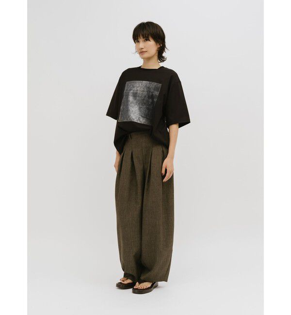 MIDIUMISOLID「MIDIUMISOLID for Ladies フォグフォイルTシャツ」|Tシャツ・カットソー|