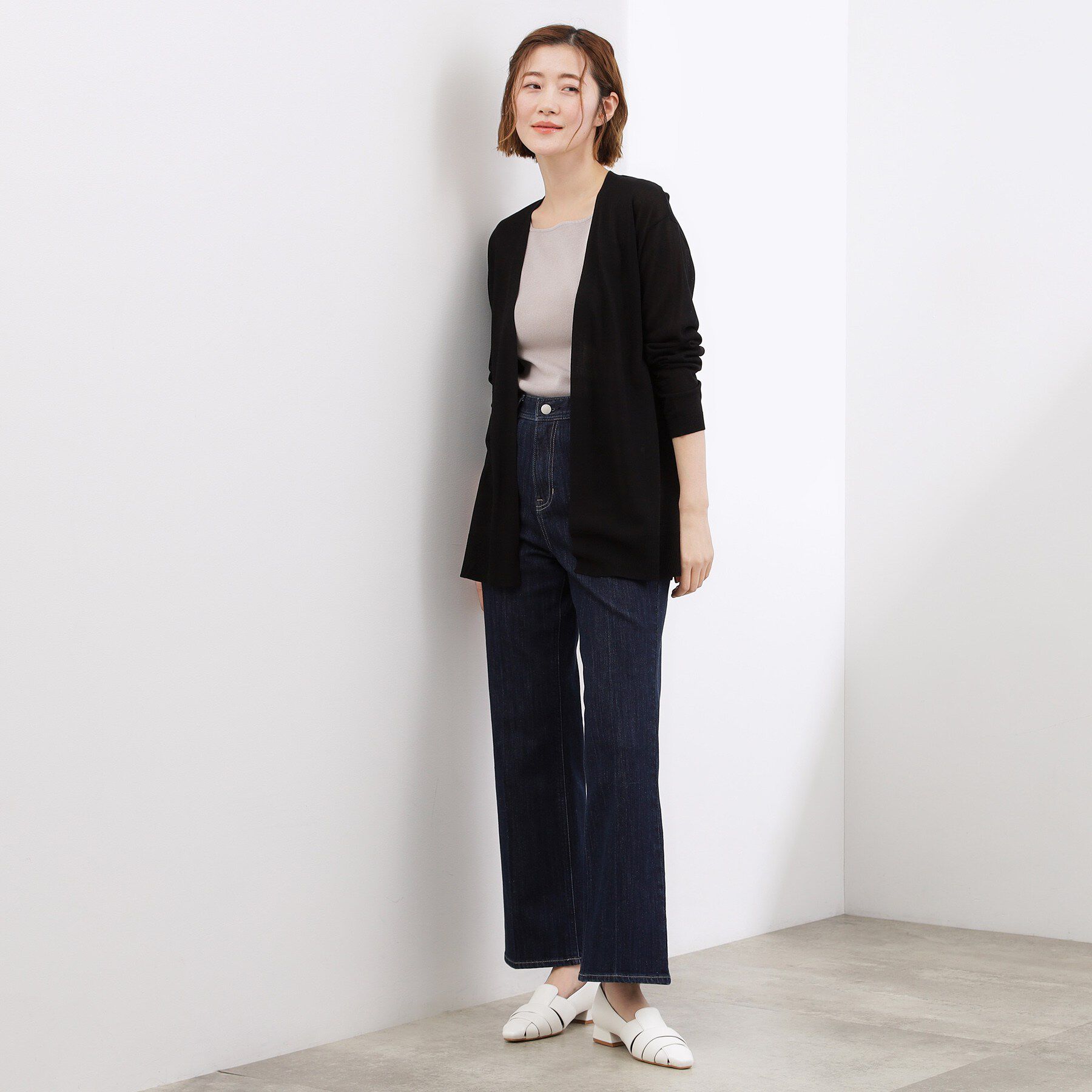 grove「【UVカット】ベーシックロングカーディガン」|カーディガン|
