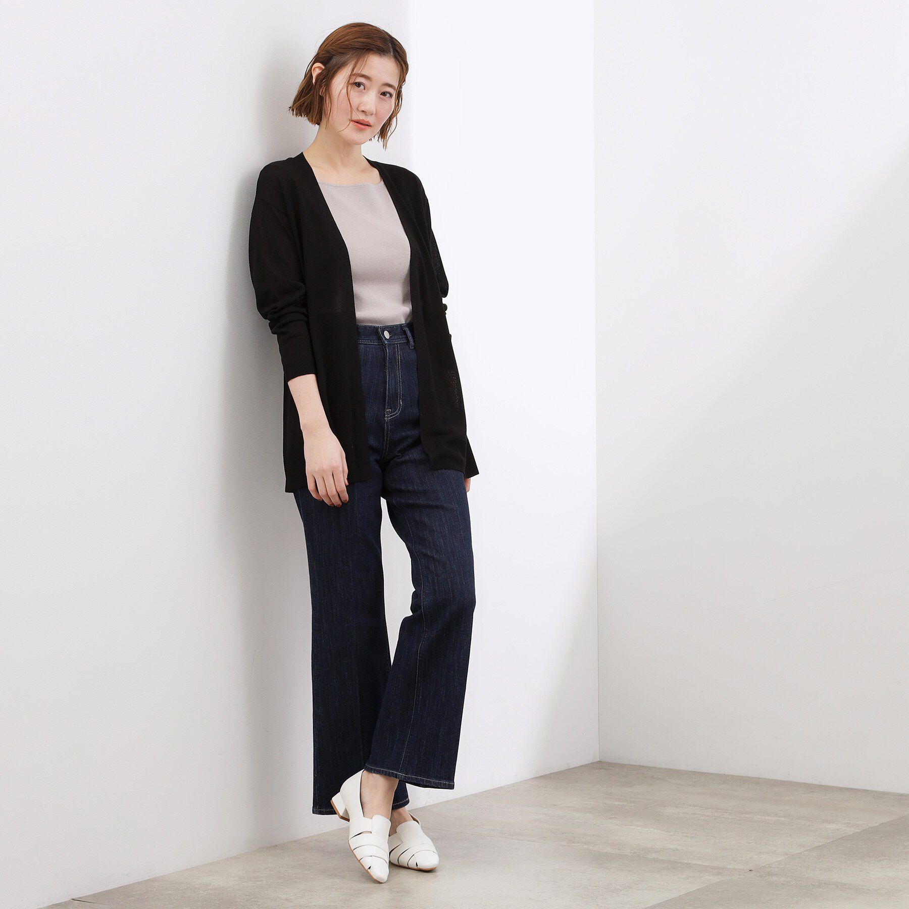 grove「【UVカット】ベーシックロングカーディガン」|カーディガン|