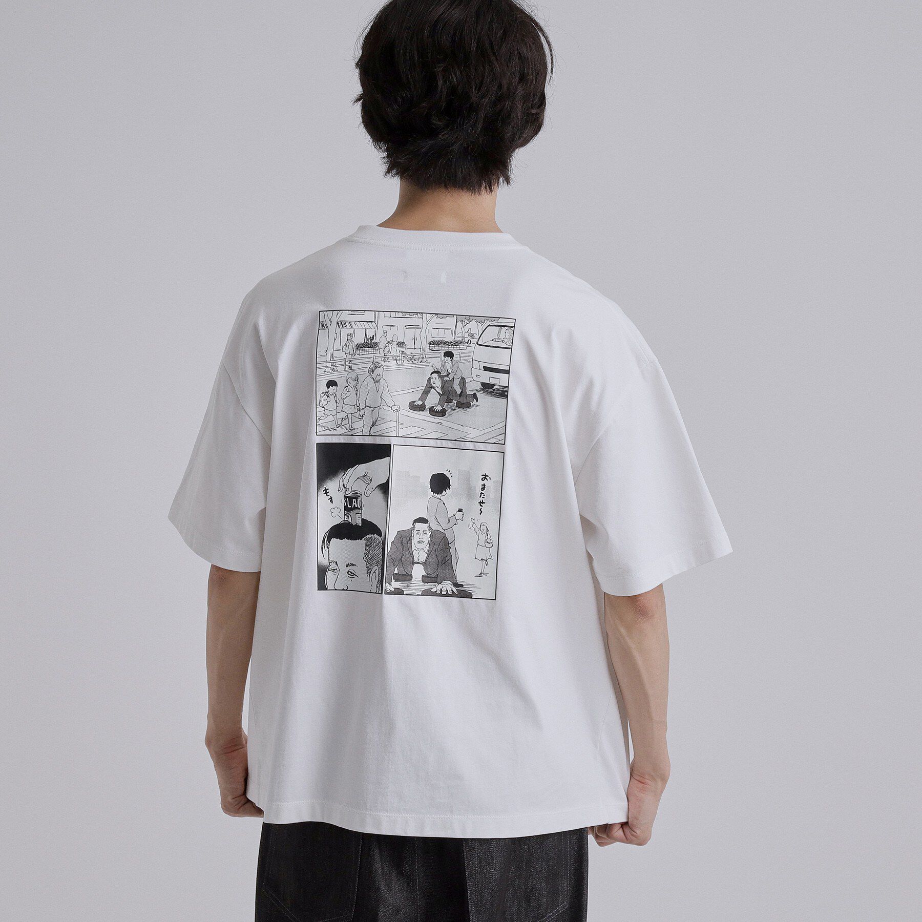 tk.TAKEO KIKUCHI「【エバース&times;tk．TAKEO KIKUCHI】コラボレーションTシャツ　SCENE２」|Tシャツ・カットソー|