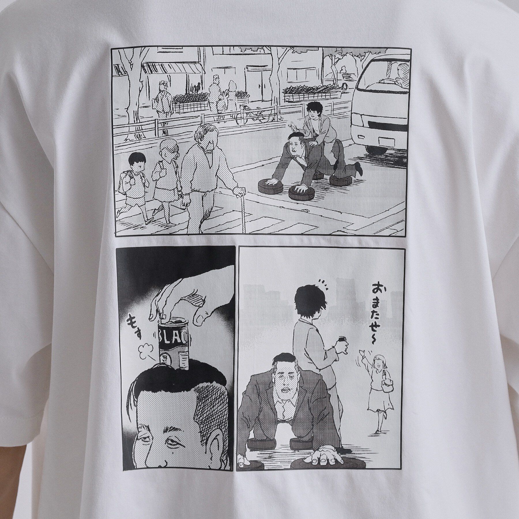 tk.TAKEO KIKUCHI「【エバース&times;tk．TAKEO KIKUCHI】コラボレーションTシャツ　SCENE２」|Tシャツ・カットソー|
