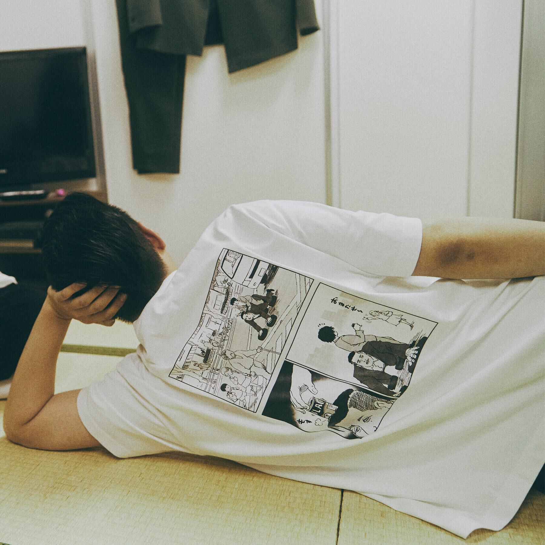 tk.TAKEO KIKUCHI「【エバース&times;tk．TAKEO KIKUCHI】コラボレーションTシャツ　SCENE２」|Tシャツ・カットソー|