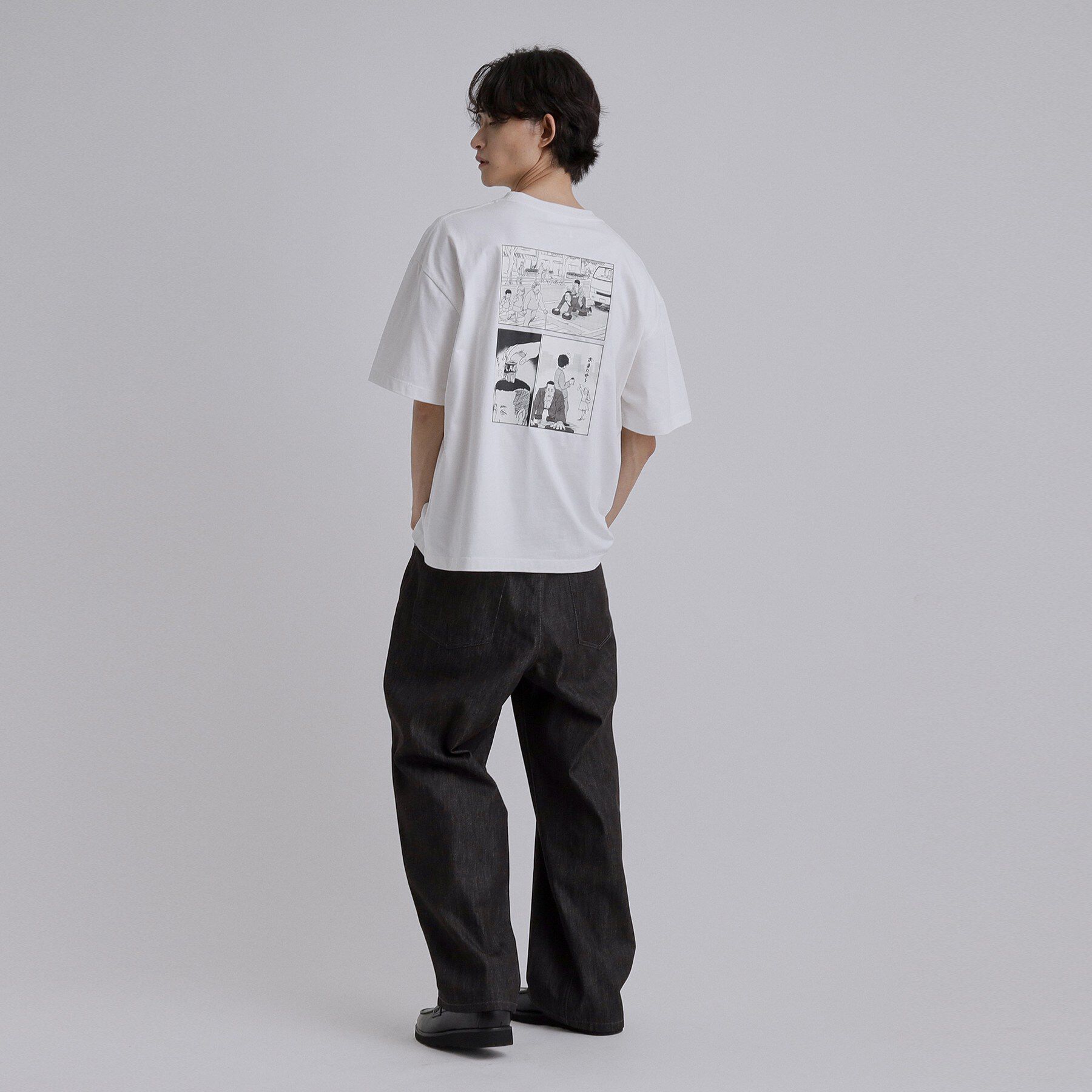 tk.TAKEO KIKUCHI「【エバース&times;tk．TAKEO KIKUCHI】コラボレーションTシャツ　SCENE２」|Tシャツ・カットソー|