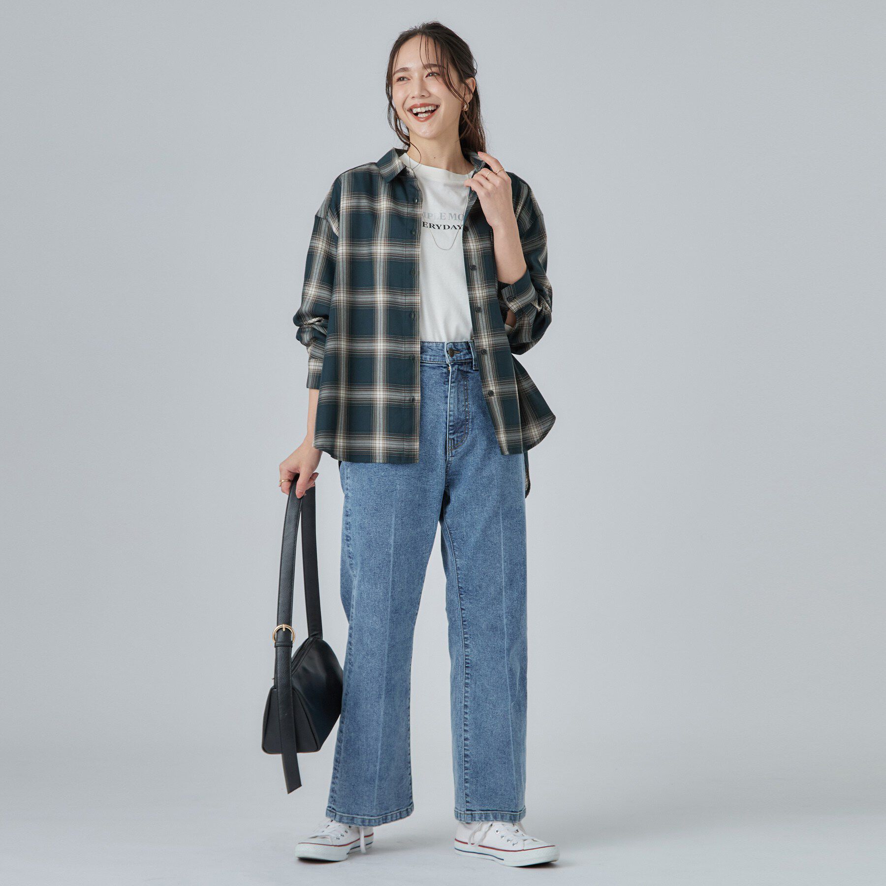 SHOO･LA･RUE「【洗濯後しわになりにくい/S-LL】気分で選ぶ 大人のデイリー使いに ベーシックシャツ」|シャツ・ブラウス|