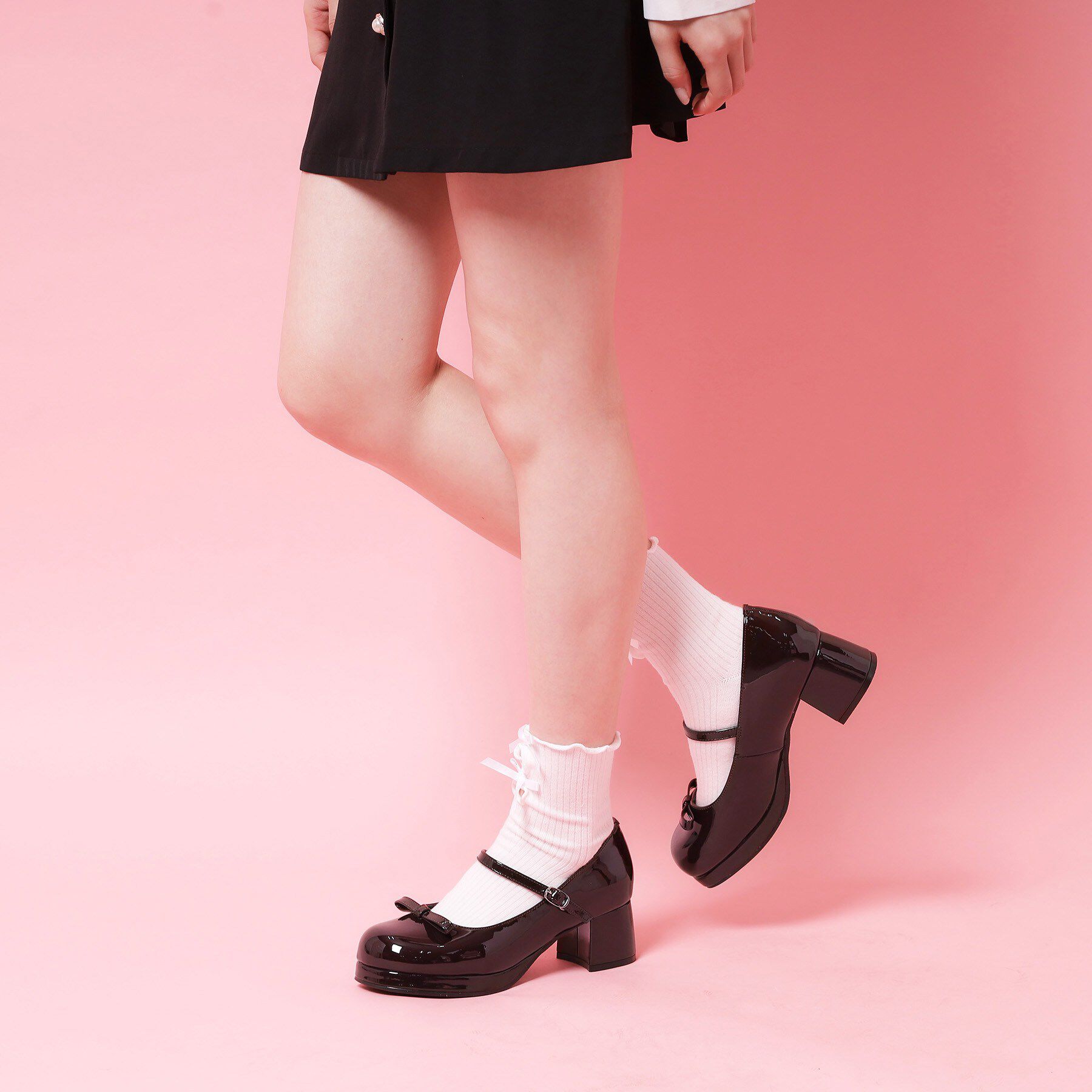 csT&P「リボン付きストラップパンプス」|パンプス|