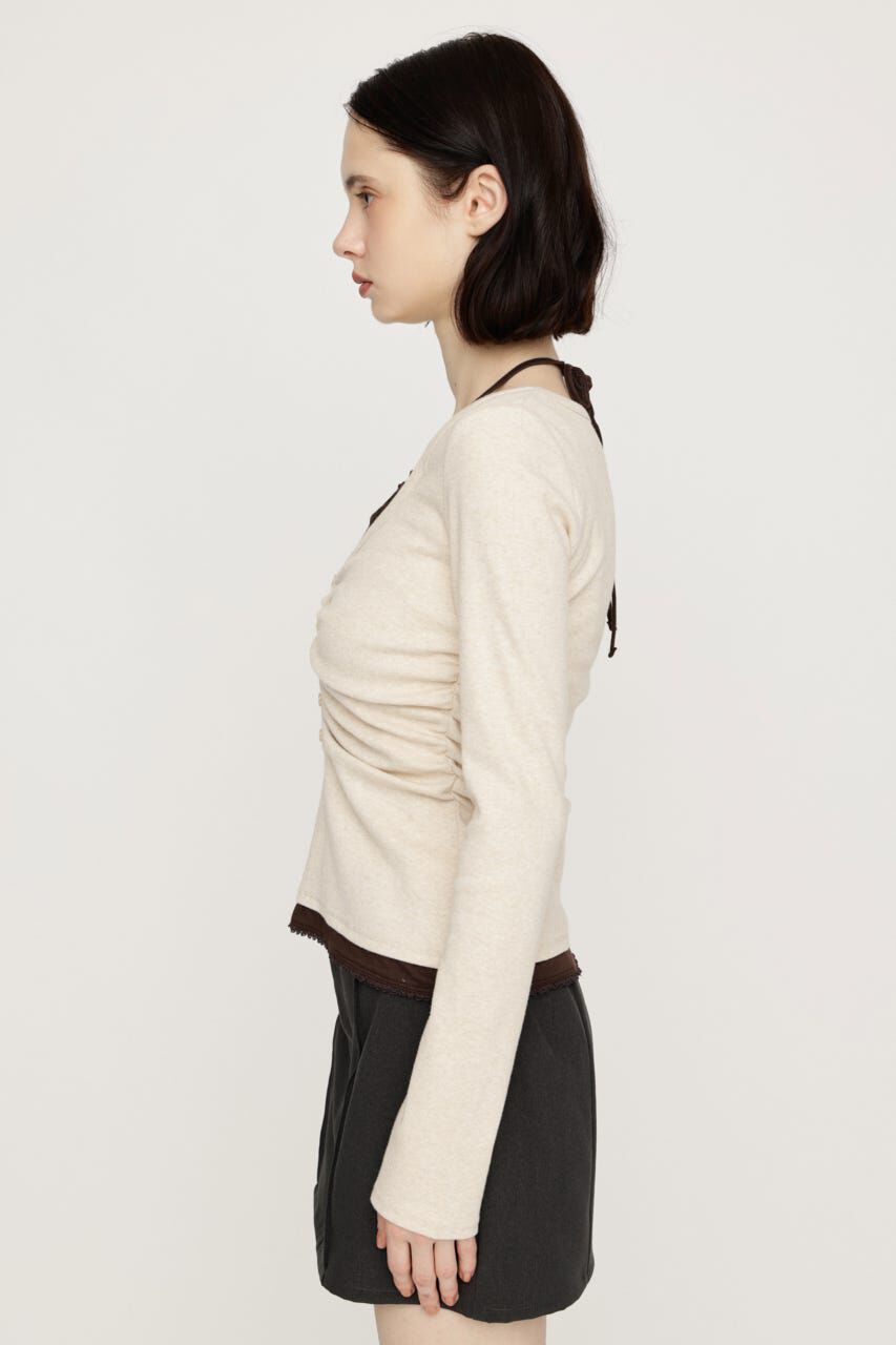 SLY「LAYERED LIKE CUT トップス」|Tシャツ・カットソー|