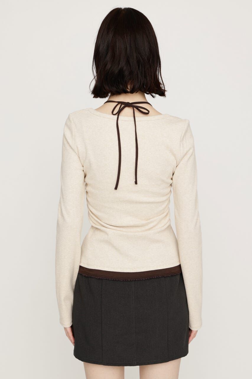 SLY「LAYERED LIKE CUT トップス」|Tシャツ・カットソー|