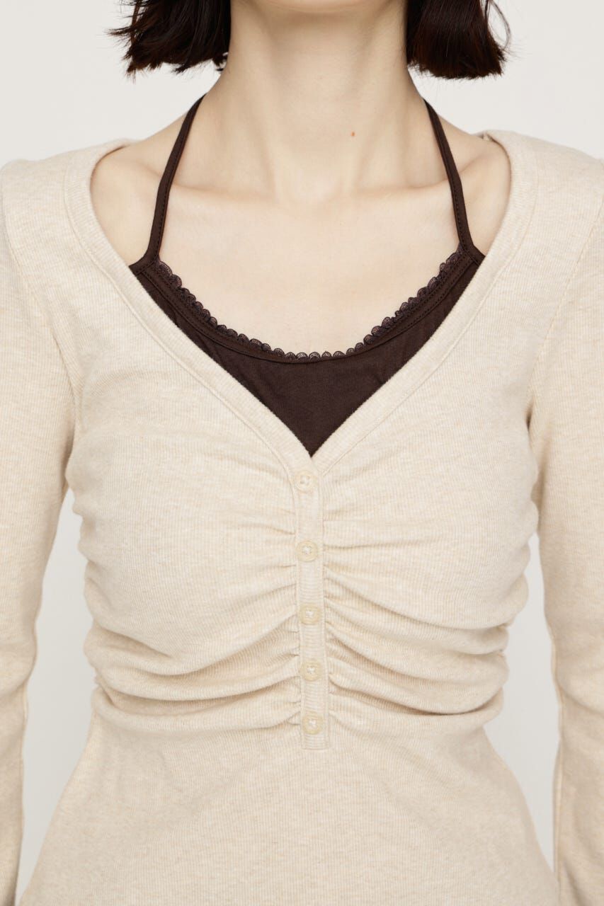 SLY「LAYERED LIKE CUT トップス」|Tシャツ・カットソー|
