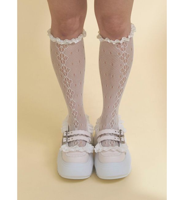merry jenny「frill mary jane metal sneakers」|スニーカー|