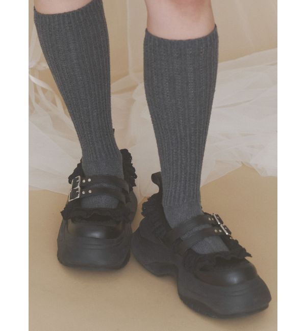 merry jenny「frill mary jane metal sneakers」|スニーカー|