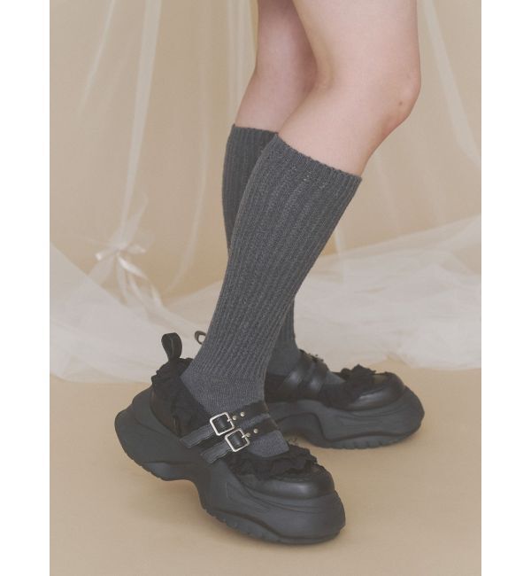 merry jenny「frill mary jane metal sneakers」|スニーカー|