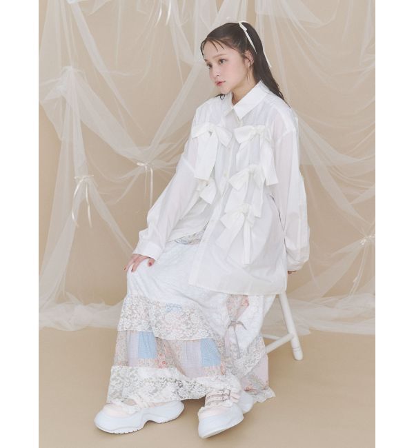 merry jenny「frill mary jane metal sneakers」|スニーカー|