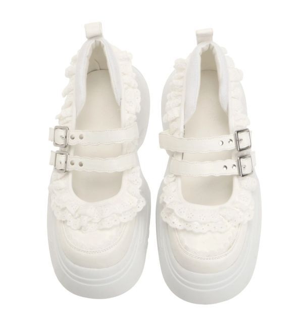 merry jenny「frill mary jane metal sneakers」|スニーカー|