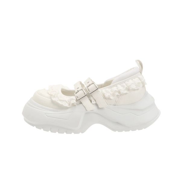 merry jenny「frill mary jane metal sneakers」|スニーカー|