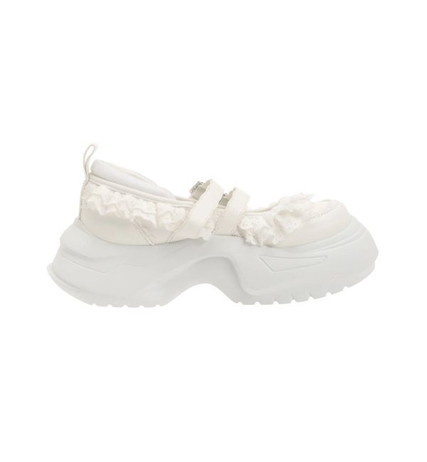 merry jenny「frill mary jane metal sneakers」|スニーカー|