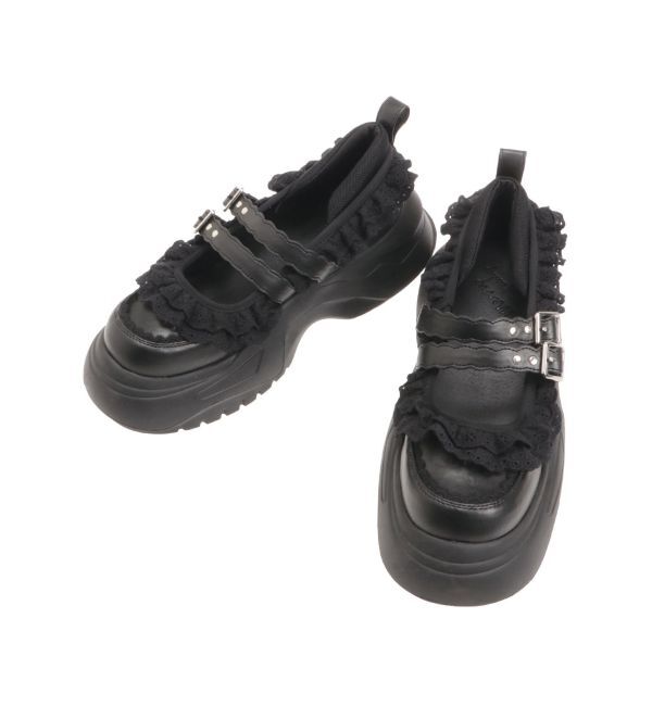 merry jenny「frill mary jane metal sneakers」|スニーカー|