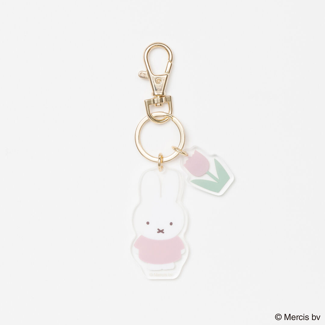  「MIFFY RED＆PINK アクリルチャーム」|チャーム・キーホルダー|