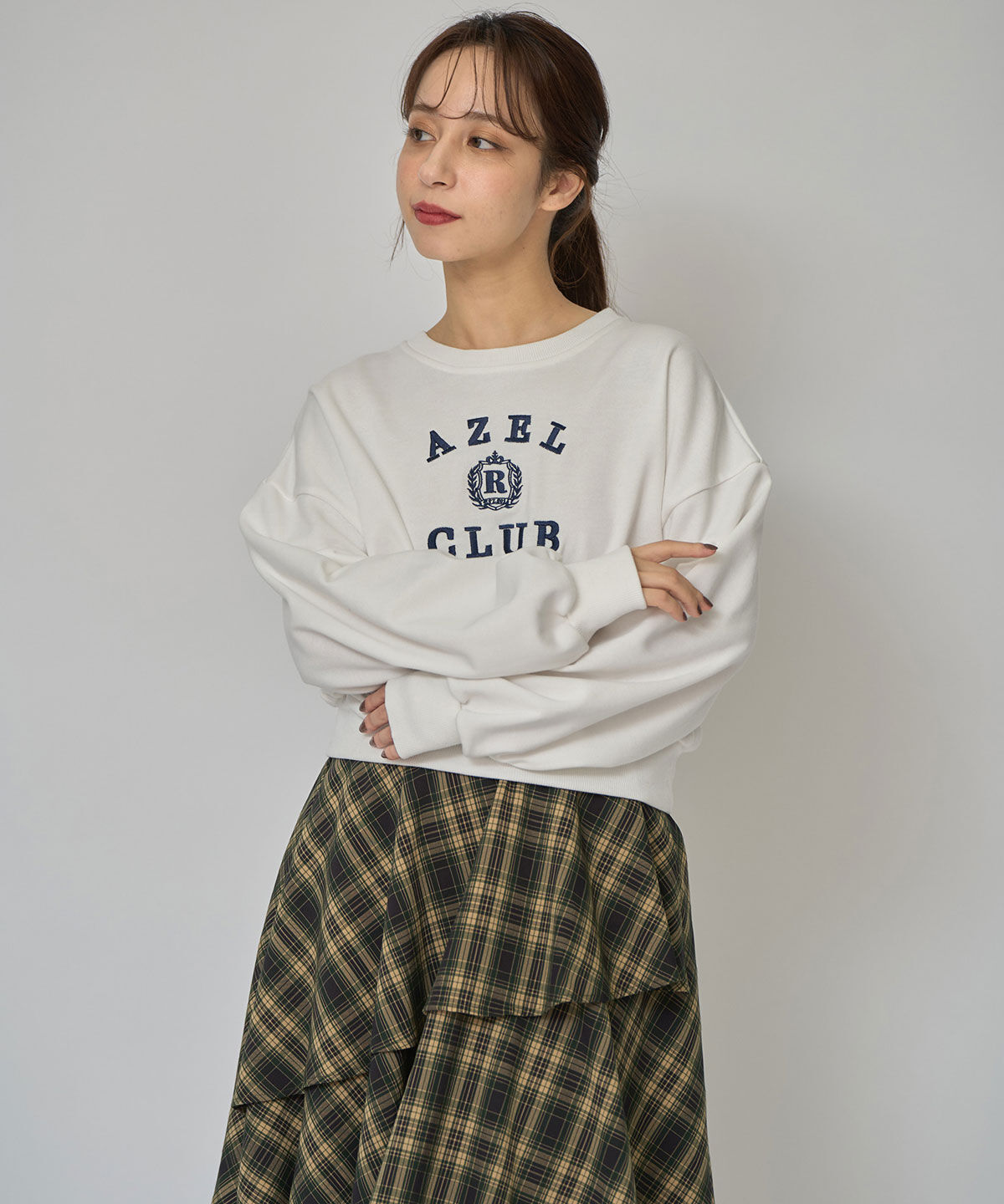 REDYAZEL「アゼルクラブカレッジロゴスウェットプルオーバー」|Tシャツ・カットソー|