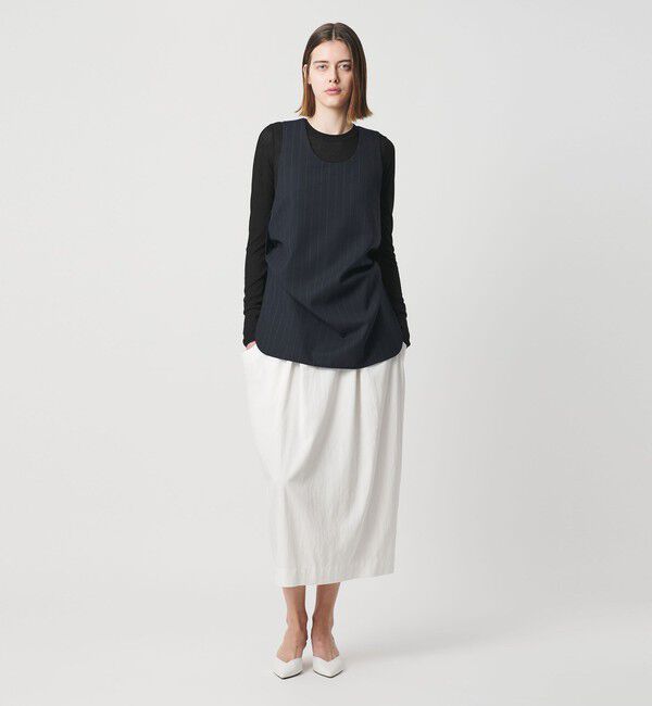 AEWEN MATOPH「＜AEWEN MATOPH＞シアークルーネック ロングスリーブカットソー」|Tシャツ・カットソー|