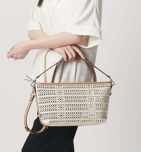 UNITED ARROWS「＜GIANNI CHIARINI＞MUSHUP ショルダーバッグ」|ショルダー・メッセンジャー|OFF WHITE