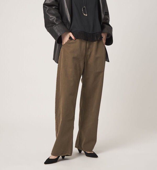conte「【別注】＜upper hights for conte＞ デニムパンツ SIX」|デニム|DK.BROWN