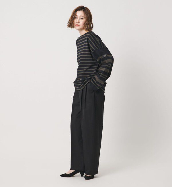 conte「【別注】＜Le minor for conte＞ボーダー ロングスリーブTシャツ」|Tシャツ・カットソー|