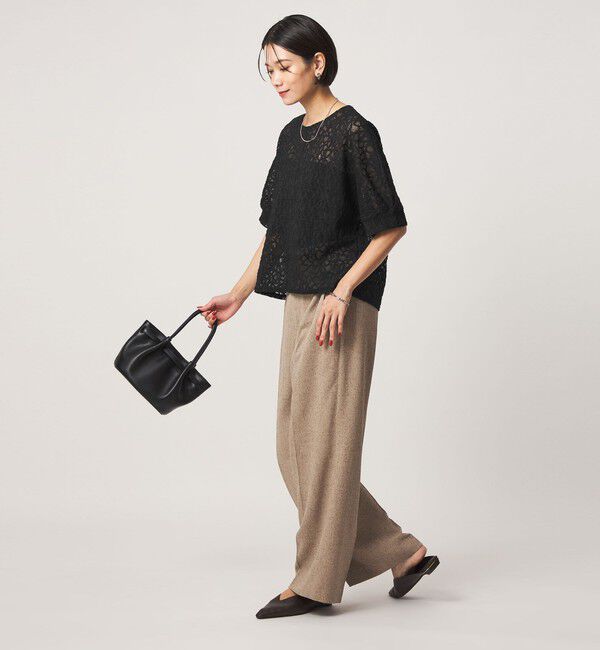 UNITED ARROWS green label relaxing「レース プルオーバー カットソー」|Tシャツ・カットソー|