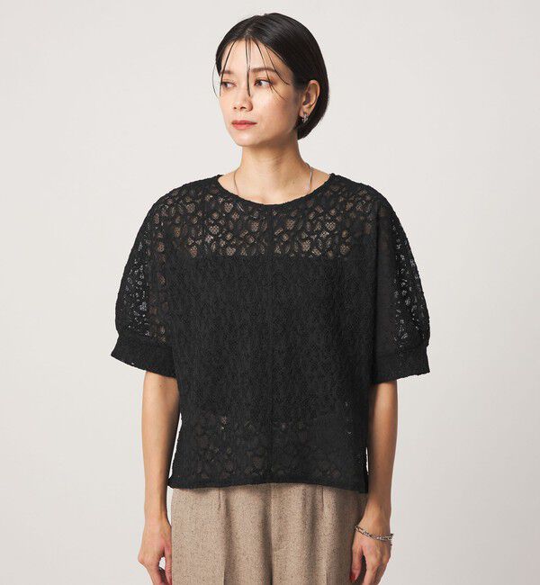 UNITED ARROWS green label relaxing「レース プルオーバー カットソー」|Tシャツ・カットソー|