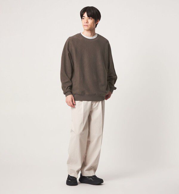 UNITED ARROWS green label relaxing「スラブ リブ クルーネック ドルマンスリーブ 長袖 カットソー」|Tシャツ・カットソー|