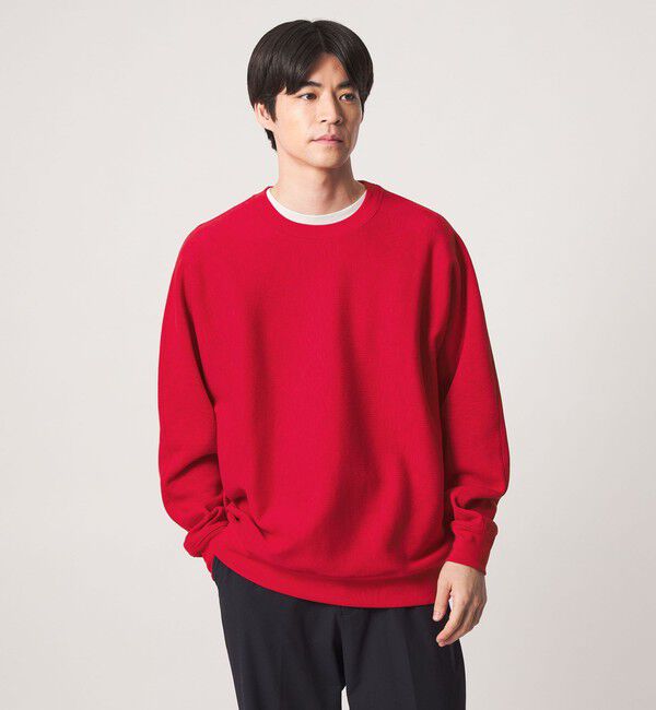 UNITED ARROWS green label relaxing「スラブ リブ クルーネック ドルマンスリーブ 長袖 カットソー」|Tシャツ・カットソー|