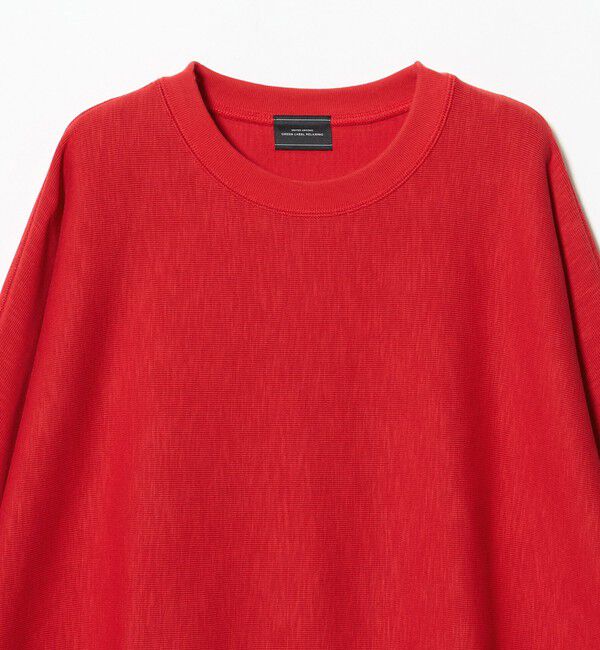 UNITED ARROWS green label relaxing「スラブ リブ クルーネック ドルマンスリーブ 長袖 カットソー」|Tシャツ・カットソー|
