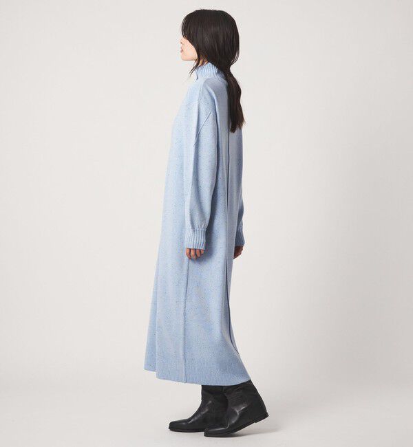 EMMEL REFINES「＜EMMEL REFINES＞EM ネップ Iライン ニットワンピース」|ワンピース|