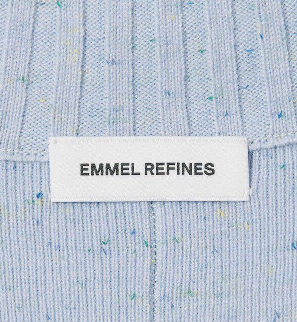 EMMEL REFINES「＜EMMEL REFINES＞EM ネップ Iライン ニットワンピース」|ワンピース|