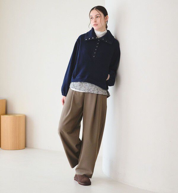 BEAUTY&YOUTH UNITED ARROWS「ポリエステルブレンド カーブパンツ」|スラックス|
