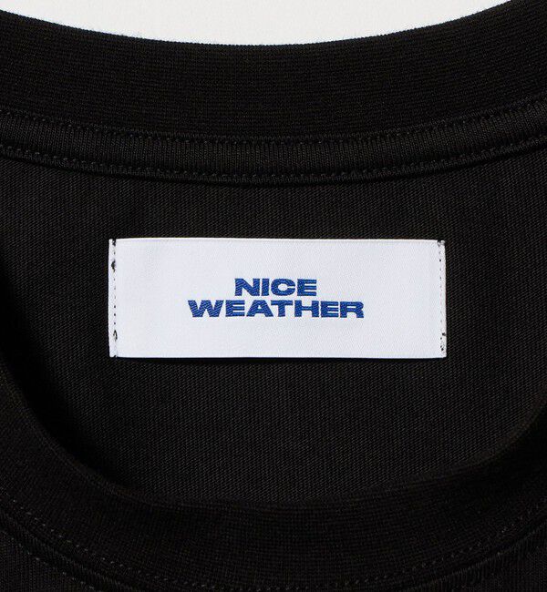 NICE WEATHER「＜NICE WEATHER＞スモールロゴ  Tシャツ」|Tシャツ・カットソー|