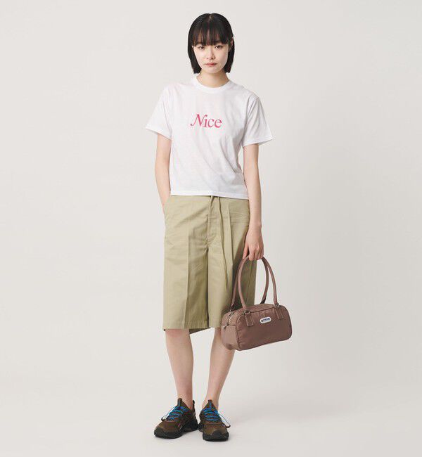 NICE WEATHER「＜NICE WEATHER＞ウィメンズ NICE ロゴ Tシャツ」|Tシャツ・カットソー|