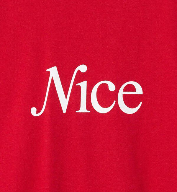 NICE WEATHER「＜NICE WEATHER＞ウィメンズ NICE ロゴ Tシャツ」|Tシャツ・カットソー|