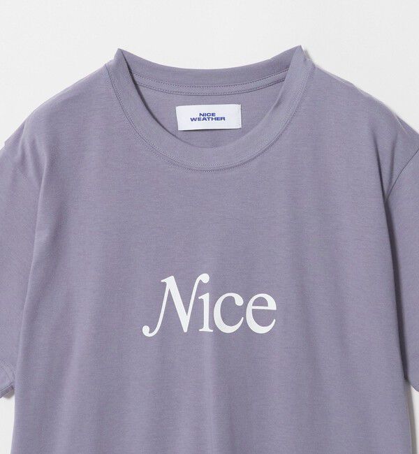 NICE WEATHER「＜NICE WEATHER＞ウィメンズ NICE ロゴ Tシャツ」|Tシャツ・カットソー|