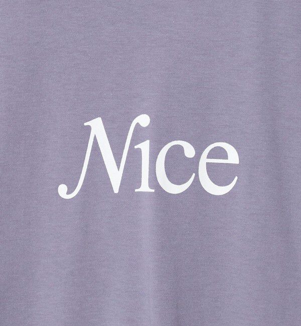 NICE WEATHER「＜NICE WEATHER＞ウィメンズ NICE ロゴ Tシャツ」|Tシャツ・カットソー|