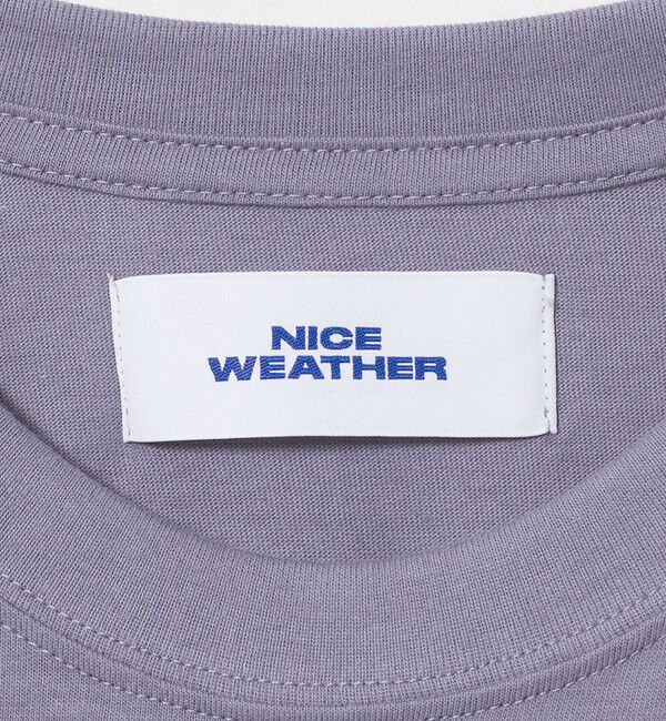 NICE WEATHER「＜NICE WEATHER＞ウィメンズ NICE ロゴ Tシャツ」|Tシャツ・カットソー|