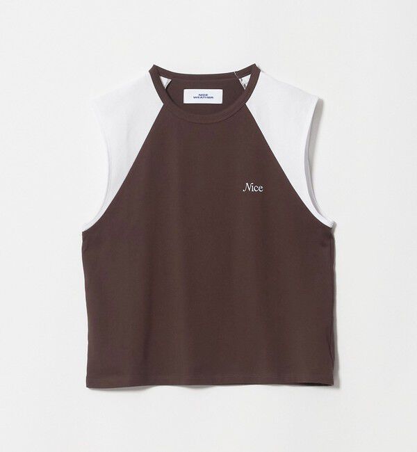 NICE WEATHER「＜NICE WEATHER＞ヘルシースリーブトップス」|Tシャツ・カットソー|DK.BROWN